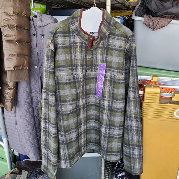 NEW JOHN WAYNE TIMELESS CLASSIC FLANNEL  MENS SHIRT JACKET PULL OVER SIZE 2X - Picture 1 of 4